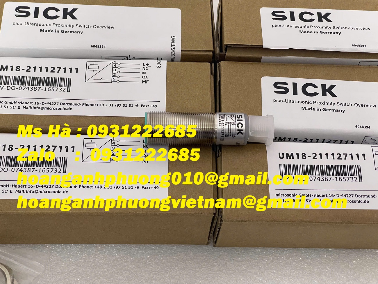 Sensor giá tốt dòng Sick UM18-211127111 bảo hành 12 tháng